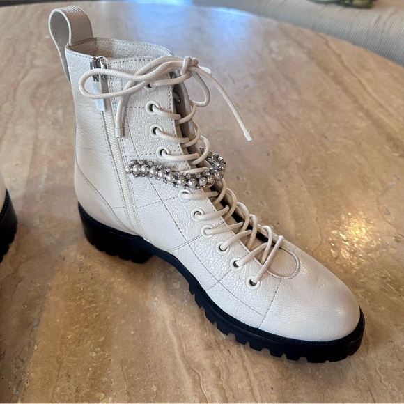 NEW Jimmy Choo Cruz Combat Boots - Picture 9 of 16